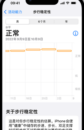 长子iPhone手机维修如何在iPhone开启'步行稳定性通知'