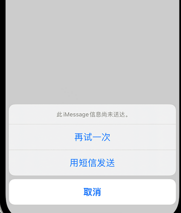 长子apple维修iPhone上无法正常发送iMessage信息