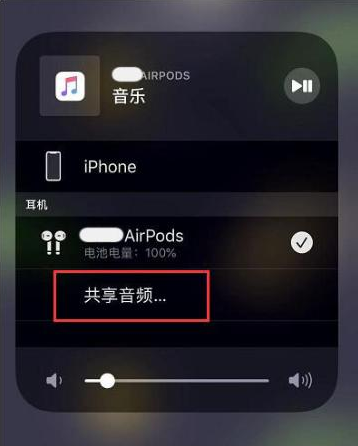 长子苹果14音频维修点分享iPhone14音频共享设置方法 